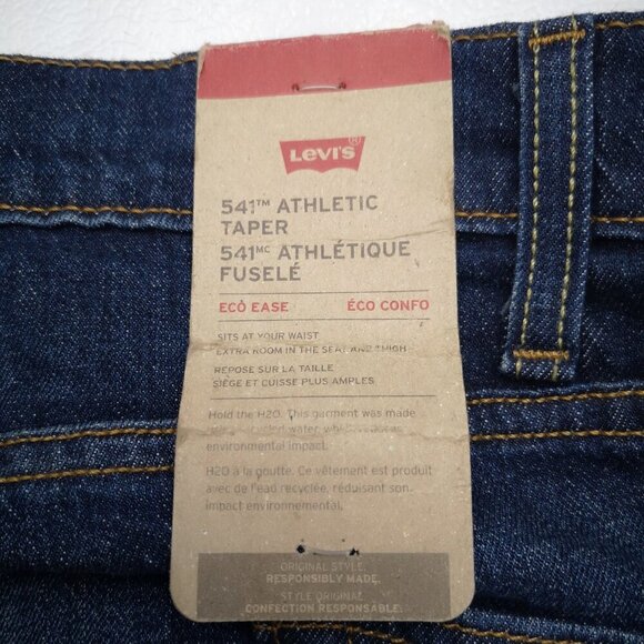 NWT Levi's 514 Men's Size 54/32 Athletic Taper Medium Wash Big & Tall Jeans - Picture 4 of 13